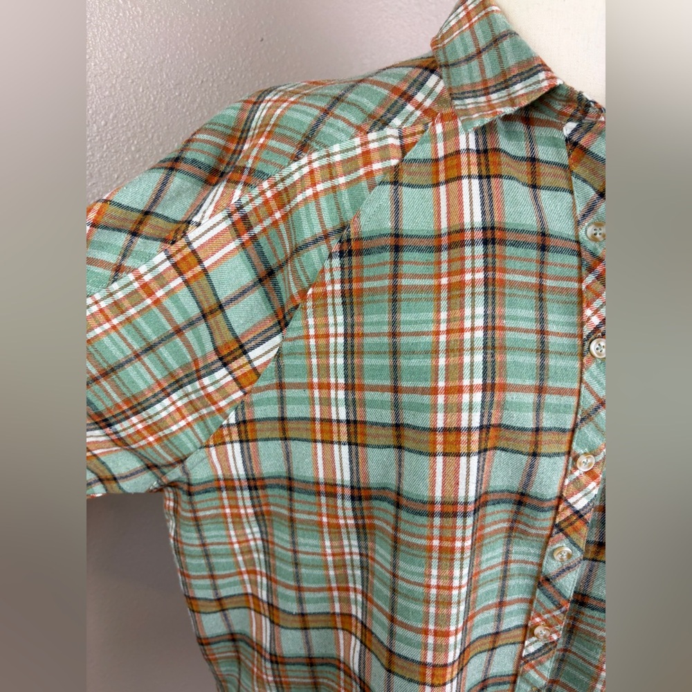Baggy oversized flannel by Alter’d State - size XS - Picture 2 of 7